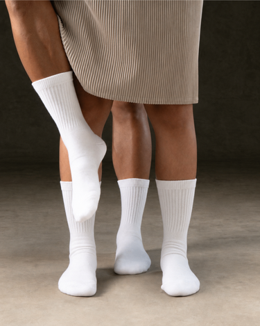 ESSENTIAL CREW FW25 3 PACK - MEDIUM WHITE