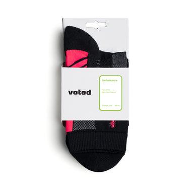 BOLT QUARTER - BLACK/PINK